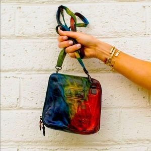 NWT Bed Stu Monarch Tie Dye Ventura Crossbody Handbag